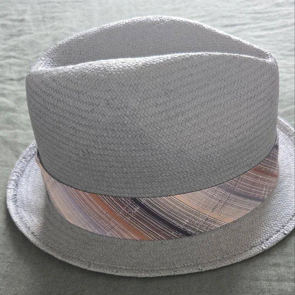 Goorin Bros Grey Straw Fedora - Picture 4 of 5